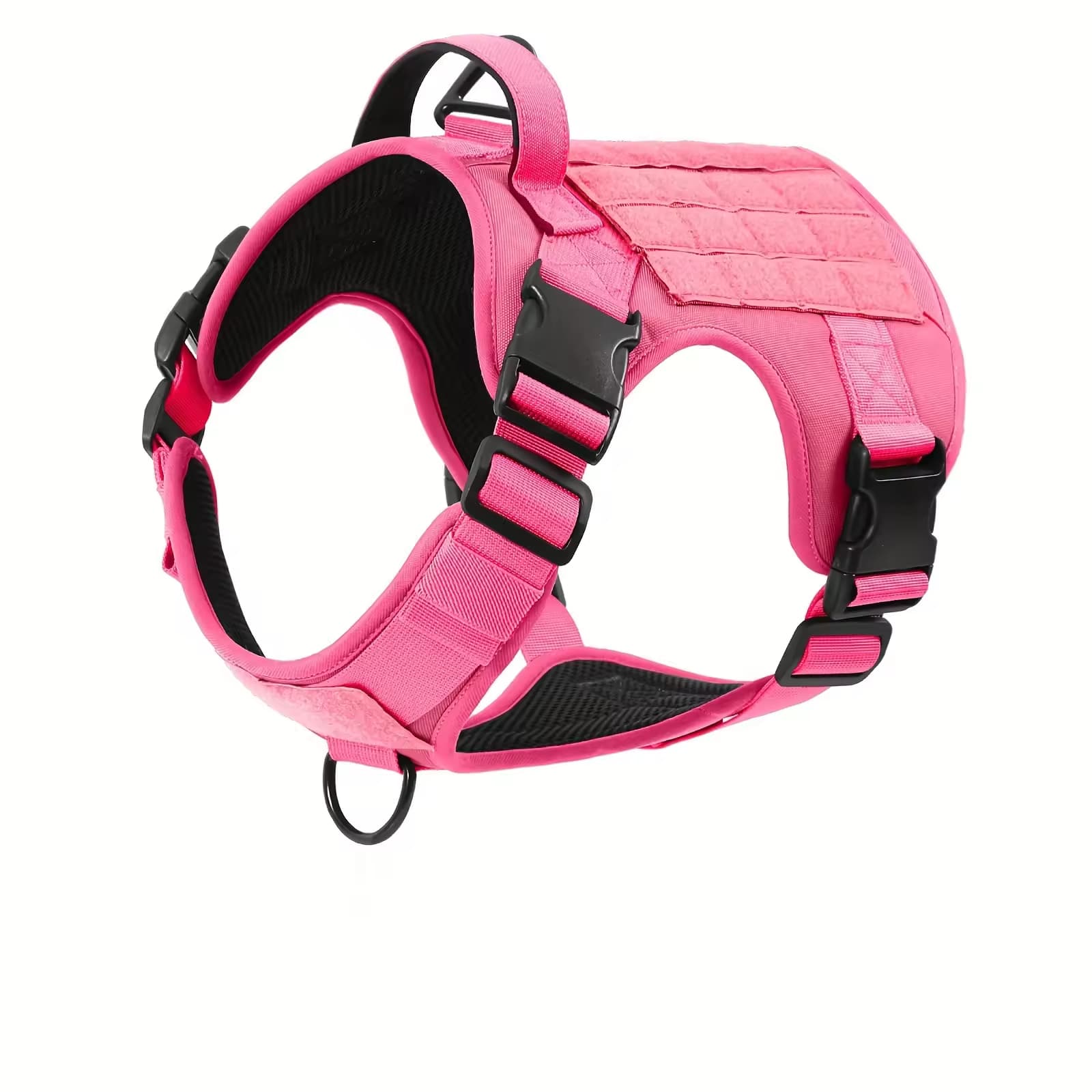No-Pull Dog Harness Adjustable Reflective Vest with Front and Back Clips for Training